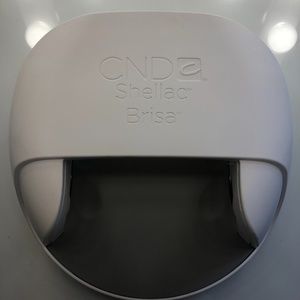 CND Shellac Brisa LED Nail Lamp with polish bundle